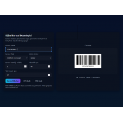 Dijital Barkod Düzenleyici